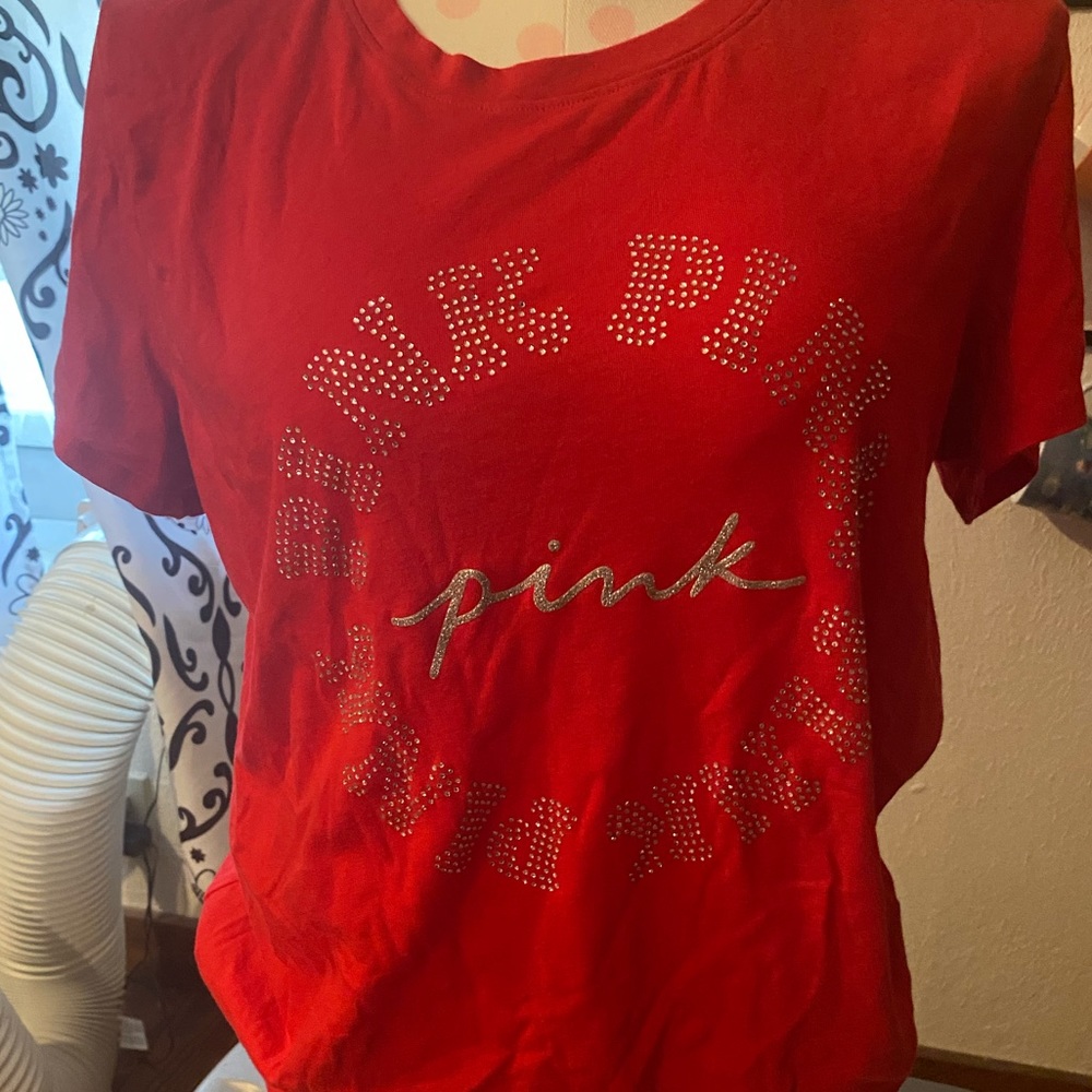 PINK Bling t shirt size XL